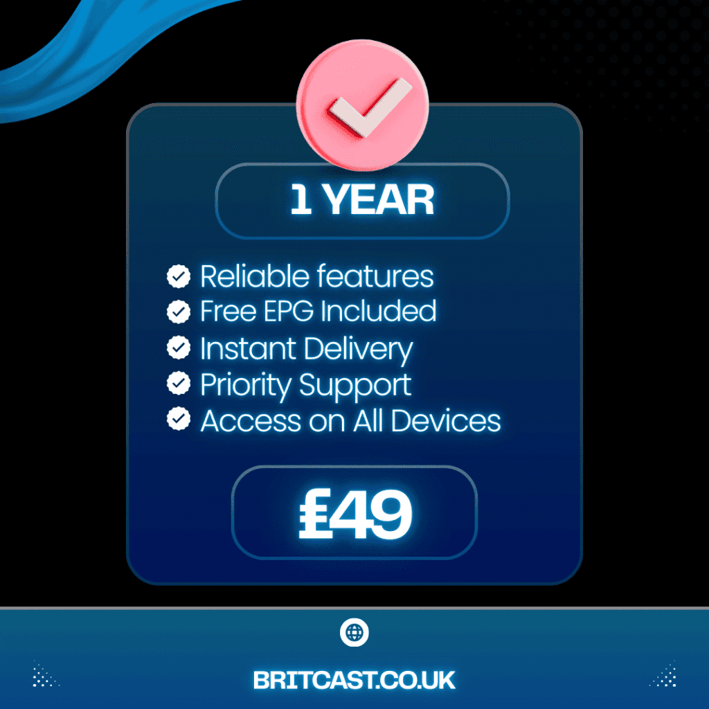 iptv subscription uk 12 months plan for Firestick and Smart TV