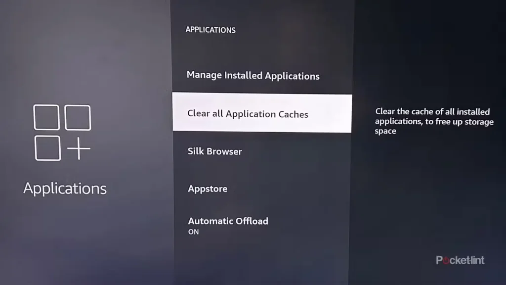 Clear Cache on Amazon Fire Stick 4K to fix buffering