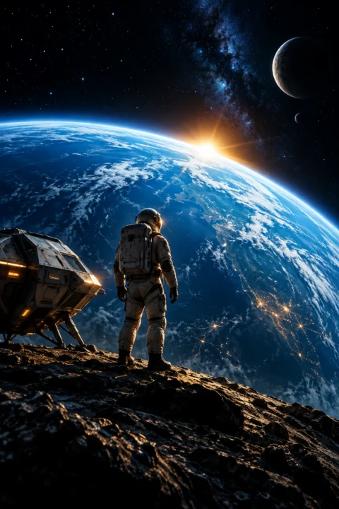 Project Hail Mary science-fiction space survival artwork