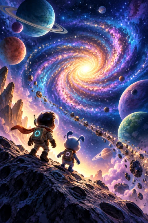 The Super Mario Galaxy Movie animated space adventure artwork